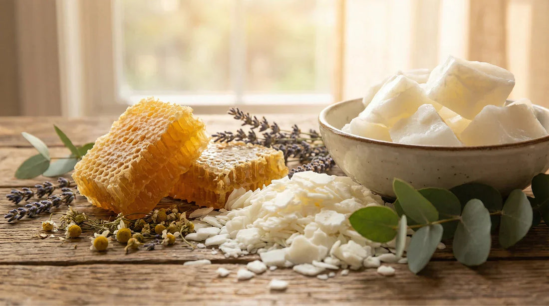 Cire naturelle le pour bougie artisanale.