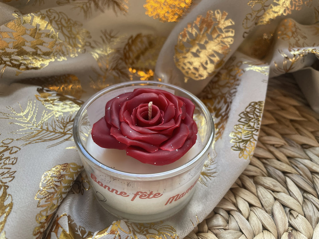 Bougie Fleur éternelle senteur florale, fruitée et boisée