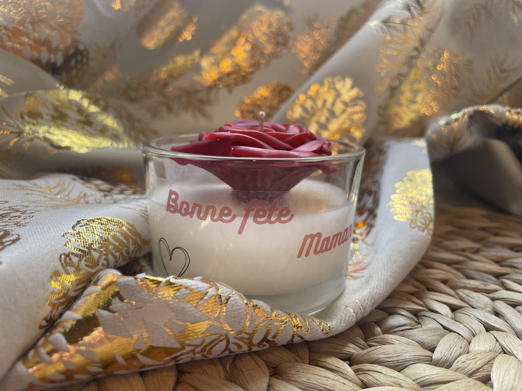 Bougie Fleur éternelle senteur florale, fruitée et boisée